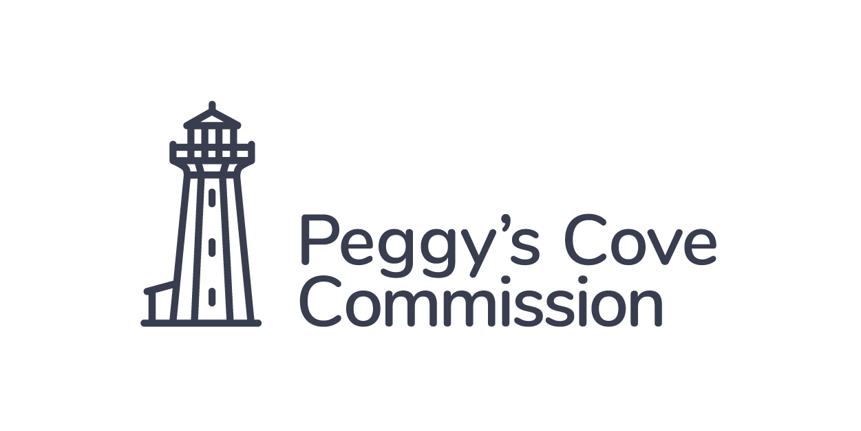 "Peggy's Cove Commission Logo"
